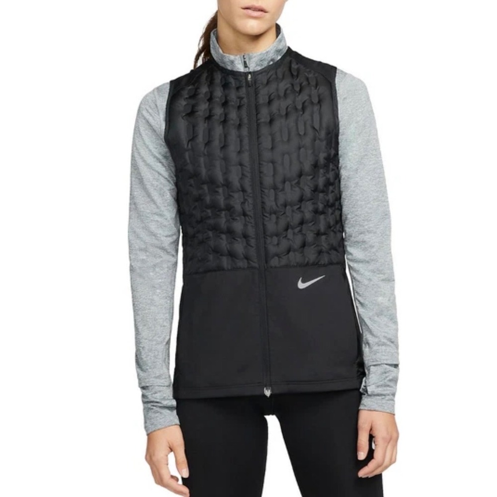 Nike Therma-FIT ADV Running Puffer Vest Black Down Fill Medium